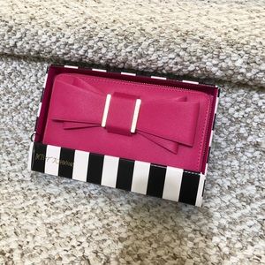 Betsey Johnson wallet with bow